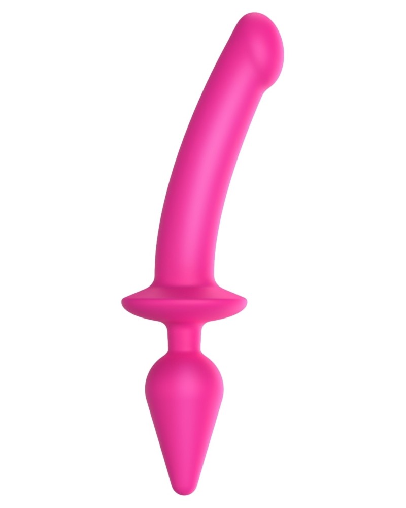 Plug Dildo Switch Strap-On-Me S 13 x 2.8cm Rose  pas cher