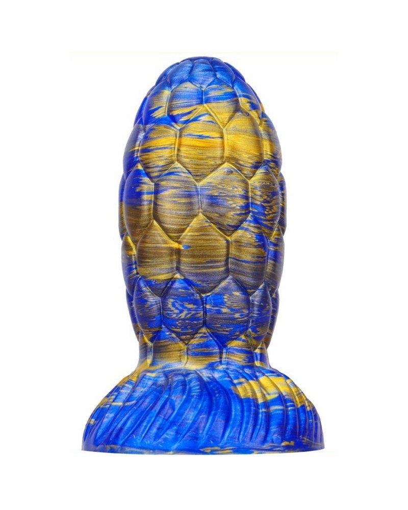 Gode Oeuf de Dragon Warnax 13 x 7cm Bleu-Dor