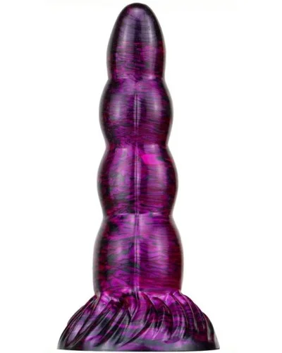 Gode Fantasy Scopio 17 x 5cm Violet-Noir  pas cher