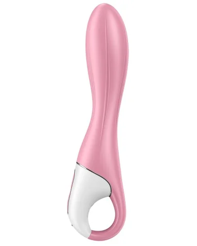 Vibro gonflable Air Pump Vibrator 2 Satisfyer 12 x 3.5cm Rose