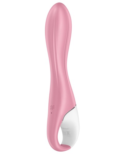 Vibro gonflable Air Pump Vibrator 2 Satisfyer 12 x 3.5cm Rose