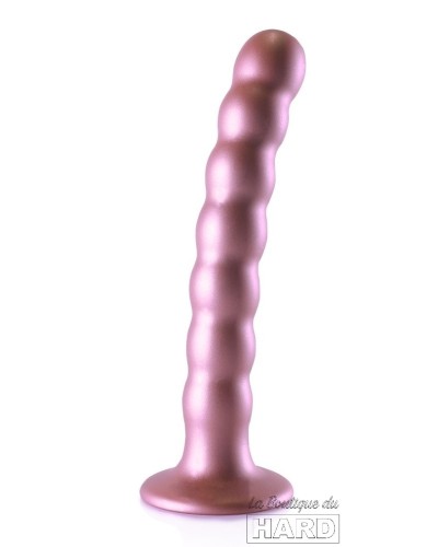 Plug Beaded G-Spot M 16.5 x 2.5cm Rose