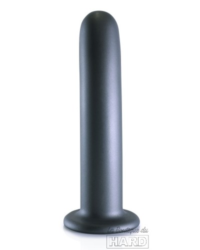 Plug Smooth G-Spot L 17 x 3.5cm Gris