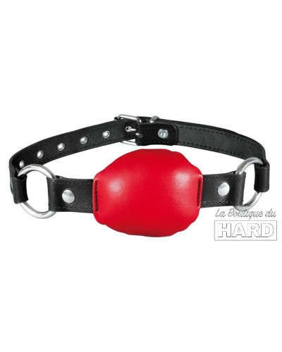 Baillon en cuir Silence Gag Rouge pas cher