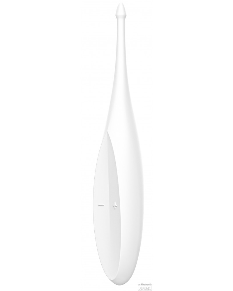 Stimulateur Twirling Fun Satisfyer 17cm Blanc sur la Boutique du Hard