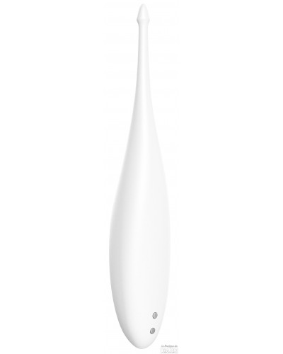 Stimulateur Twirling Fun Satisfyer 17cm Blanc sur la Boutique du Hard