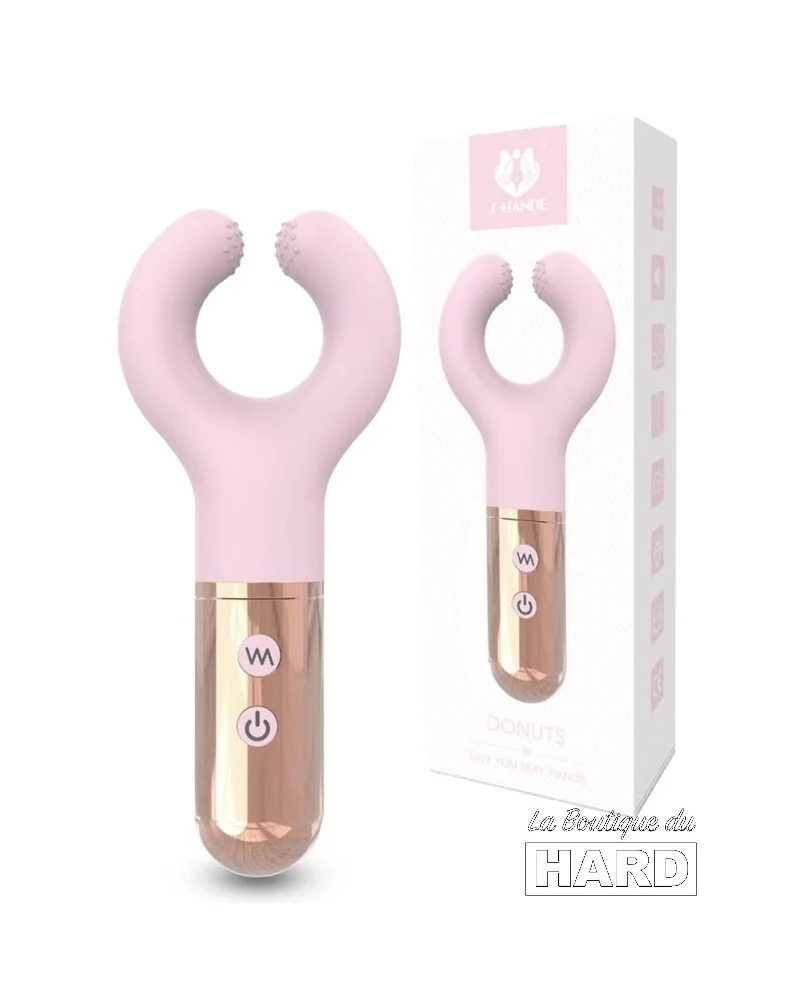 Stimulateur de clitoris Donuts 15cm Rose sur la Boutique du Hard