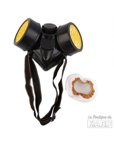 Masque Respirateur Double Duo Breath Noir sur la Boutique du Hard