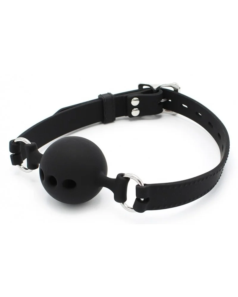 Bâillon Boule percée Ball Gag 43mm sur la Boutique du Hard