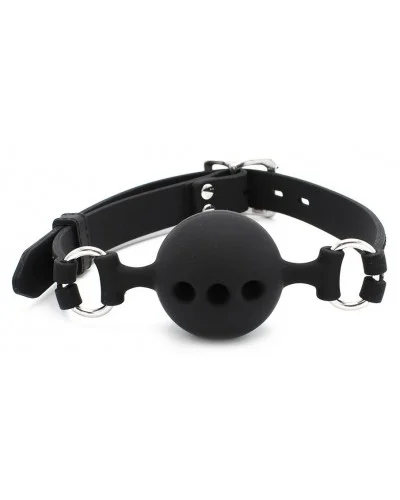 Bâillon Boule percée Ball Gag 43mm sur la Boutique du Hard