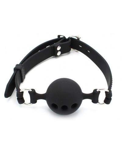 Bâillon Boule percée Ball Gag 43mm sur la Boutique du Hard