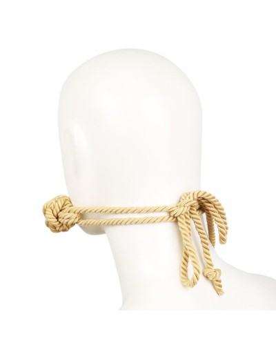 Bâillon Cordage Hemp Gag 12cm sur la Boutique du Hard