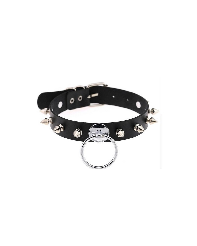 Collier Saskia - Noir sur la Boutique du Hard