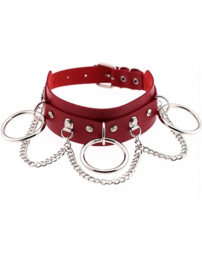 Collier O RING CHAIN Rouge sur la Boutique du Hard