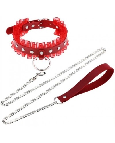 Collier Frany Rouge sur la Boutique du Hard