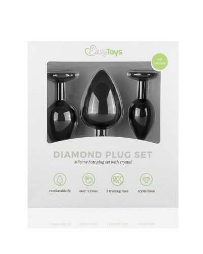 Pack de 3 plugs Bijou sur la Boutique du Hard