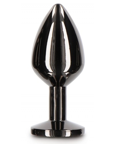 Plug bijou anal Diamond Jewel M 7 x 3.3cm Noir sur la Boutique du Hard