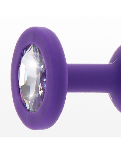 Plug Bijou Diamond Booty S 6 x 2.8cm Violet sur la Boutique du Hard