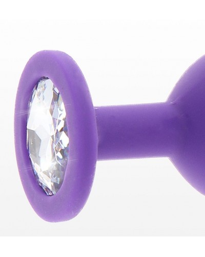 Plug Bijou Diamond Booty M 7 x 3.5cm Violet sur la Boutique du Hard