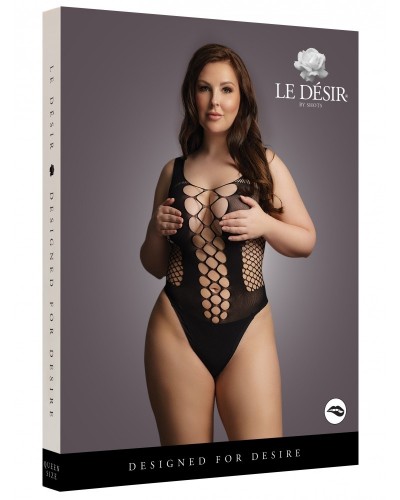 Body Grande Taille Freya - Noir sur la Boutique du Hard