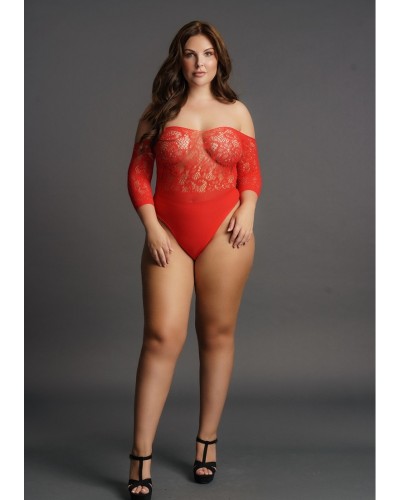 Body CROTCHLESS Rouge sur la Boutique du Hard