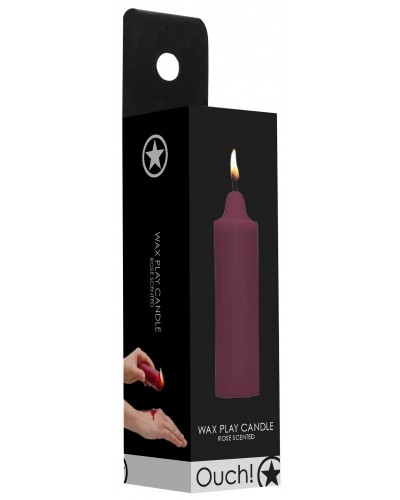 Bougie Sm Wax Parfum Rose sur la Boutique du Hard