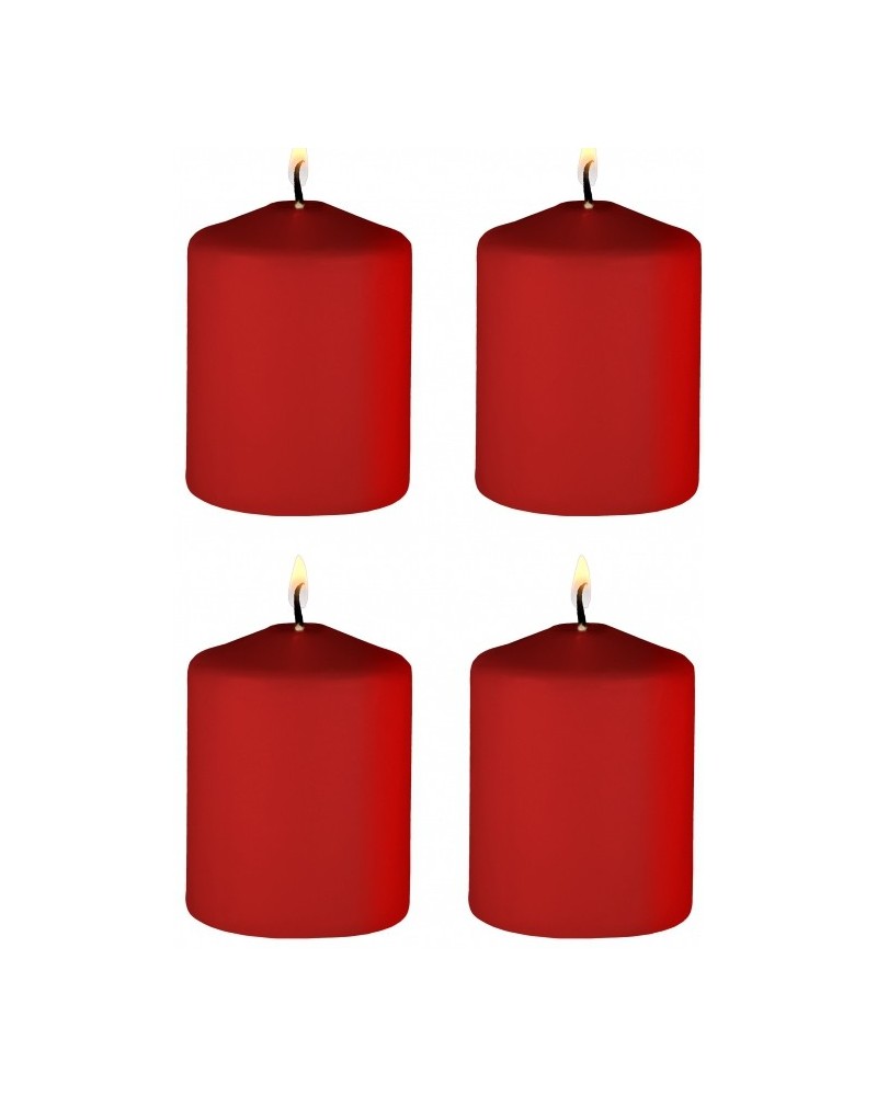 Lot de 4 bougies Tease Candle Orange sanguine 24g sur la Boutique du Hard