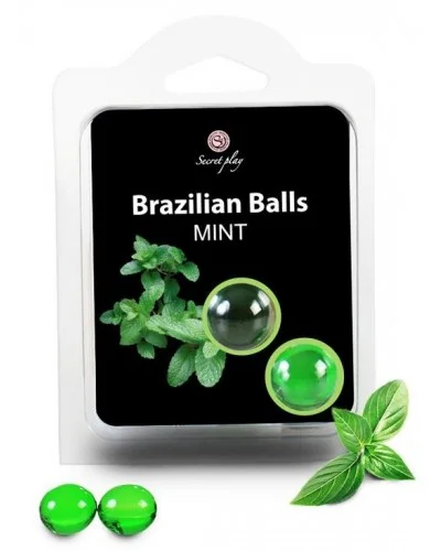 Boules de massage BRAZILIAN BALLS Menthe sur la Boutique du Hard