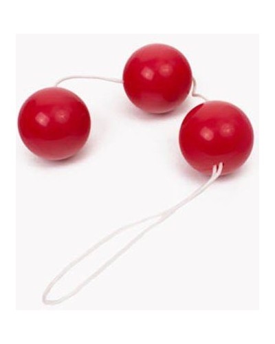 Triple Boules de Geisha Rouge 3.5 cm sur la Boutique du Hard