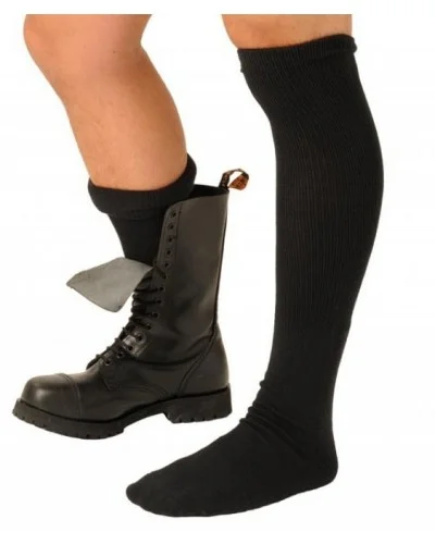 Chaussettes Boot noires sur la Boutique du Hard