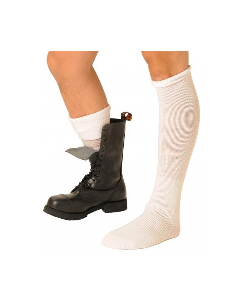 Chaussettes Boot Blanches sur la Boutique du Hard