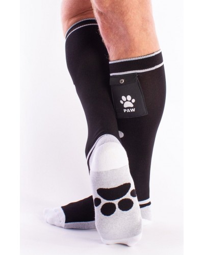 Chaussettes PUPPY Brutus Noir-Blanc sur la Boutique du Hard