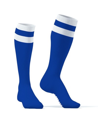 Chaussettes hautes Hard SneakXX Bleu-Blanc sur la Boutique du Hard