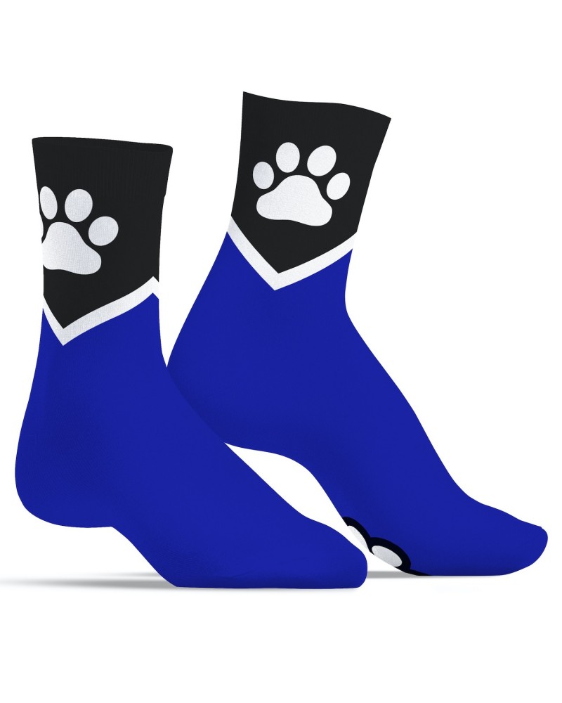 Chaussettes Paw Kinky Puppy Bleues sur la Boutique du Hard