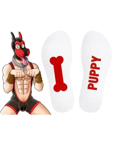 Chaussettes Proud Puppy Kinky Puppy sur la Boutique du Hard