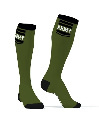 Chaussettes Hautes Hanky Army SneakXX Vertes sur la Boutique du Hard