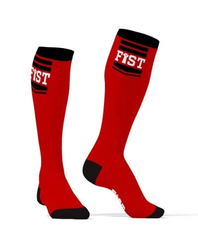 Chaussettes Hautes HANKY FIST SneakXX Rouge sur la Boutique du Hard