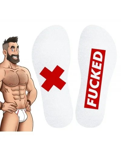 Chaussettes Stripe Fucked SneakXX sur la Boutique du Hard