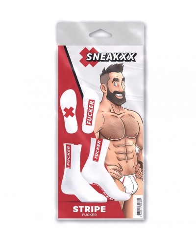 Chaussettes Stripe Fucker SneakXX sur la Boutique du Hard