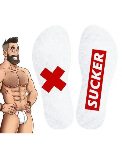 Chaussettes Stripe Sucker SneakXX sur la Boutique du Hard