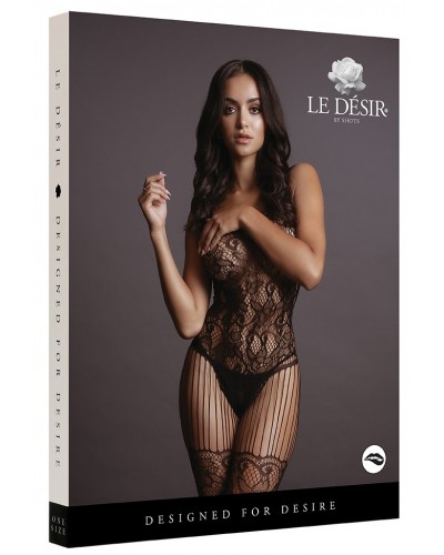 Combin sexy Lace Fishnet Noir sur la Boutique du Hard