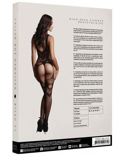 Combi sexy Suspender Noir sur la Boutique du Hard