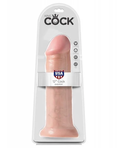 Gode King Cock - 27 x 8.3 cm Flesh sur la Boutique du Hard