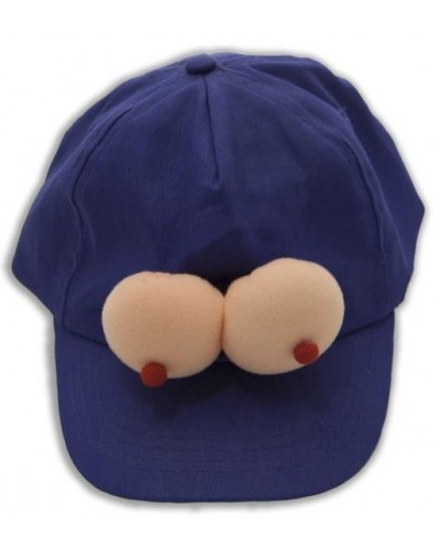 Casquette Bleue avec Seins sur la Boutique du Hard