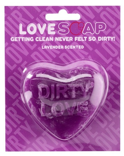 Savon Coeur DIRTY LOVE Parfum Lavande sur la Boutique du Hard