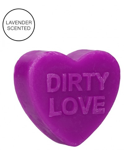 Savon Coeur DIRTY LOVE Parfum Lavande sur la Boutique du Hard