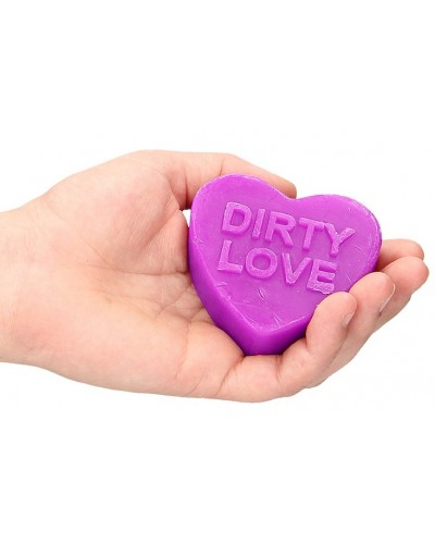 Savon Coeur DIRTY LOVE Parfum Lavande sur la Boutique du Hard