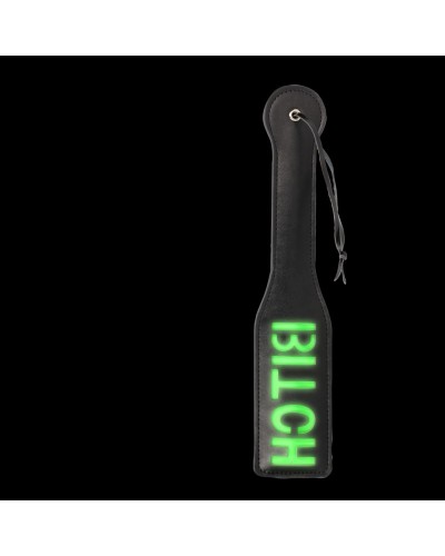 Paddle phosphorescent Glow Bitch 32cm sur la Boutique du Hard