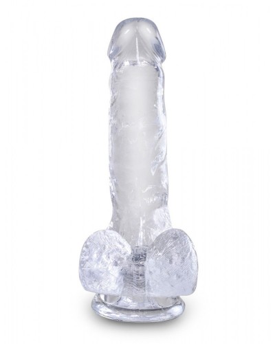 Gode transparent king Cock 13.5 x 3.5cm sur la Boutique du Hard