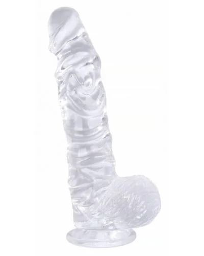 Gode transparent Dildick L 17 x 4.5cm sur la Boutique du Hard